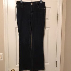 WHBM Jeans size 10R “Skinny Flair”